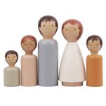 Rodzina lalek figurki, zabawka dla dzieci, laleczki do domków, Le Toy Van - 3