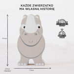 Drewniane figurki zwierzątka afrykańskie, zabawka układanka, Le Toy Van - 5