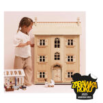 Naturalny drewniany domek dla lalek, zabawka dla dzieci, lalki, Le Toy Van - 8