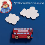 Paddington miniaturowy drewniany piętrowy autobus zabawka auto Le Toy Van - 2