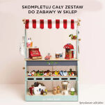 Drewniane warzywa w skrzynce, zabawka dla dzieci, stragan, sklep Le Toy Van - 6
