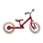 Pierwszy rowerek trójkołowy dziecięcy biegowy 2w1 czerwony matowy Trybike vintage 3wheeler - 6