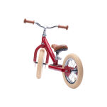 Pierwszy rowerek trójkołowy dziecięcy biegowy 2w1 czerwony matowy Trybike vintage 3wheeler - 7