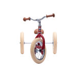 Pierwszy rowerek trójkołowy dziecięcy biegowy 2w1 czerwony matowy Trybike vintage 3wheeler - 3