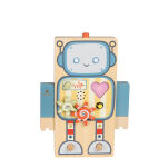 Gigglebot rozwojowa zabawka interaktywna drewniany robot sensoryczny Micki - 2