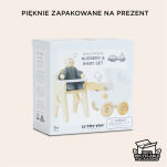 Drewniane mebelki do domku dla lalek zestaw z lalką, zabawka, Le Toy Van - 6