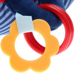 Poduszka do leżenia na brzuszku 37cm zabawka ruchowa grzechotka sigikid - 5