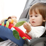 Poduszka do leżenia na brzuszku 37cm zabawka ruchowa grzechotka sigikid - 10