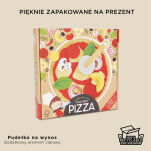Drewniana pizza zabawka dla dzieci, odgrywanie ról, gotowanie, Le Toy Van - 5