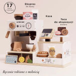 Drewniana kawiarnia dla dzieci, sklep, zabawa w odgrywanie ról, Le Toy Van - 2