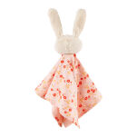 Pierwsza przytulanka komforter bawełniany Króliczek różowy 32 cm sigikid - 2