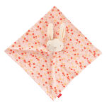 Pierwsza przytulanka komforter bawełniany Króliczek różowy 32 cm sigikid - 3
