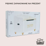 Drewniana skrzynia na zabawki dla dzieci, przechowywanie zabawek Le Toy Van - 7