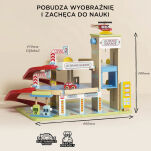 Drewniany garaż wielopoziomowy Le Grand Garage zabawka, dzieci Le Toy Van - 3