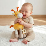 Zabawka rozwojowa Żyrafa 30cm szeleścik grzechotka gryzak dzieci sigikid - 7