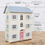 Zestaw Domek Cherry Tree z mebelkami Le Toy Van - 10