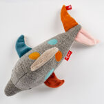 Pierwsza przytulanka Delfin patchwork maskotka zabawka dla dzieci sigikid - 9