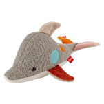 Pierwsza przytulanka Delfin patchwork maskotka zabawka dla dzieci sigikid - 10