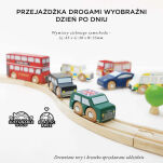 Drewniane samochody zestaw Londyn, zabawka, pojazdy dla dzieci, Le Toy Van - 4