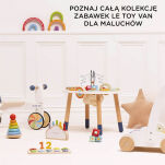 Drewniany stolik edukacyjny sensoryczna zabawka dla dzieci, stół Le Toy Van - 6