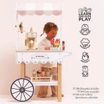 Drewniana lodziarnia dla dzieci, słodki stół, zabawka, lody, Le Toy Van - 6
