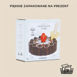 Drewniany tort czekoladowy, zabawka dla dzieci, odgrywanie ról, Le Toy Van - 4