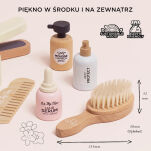 Drewniany zestaw fryzjer, prostowanie włosów, zabawka dla dzieci, Le Toy Van - 4