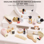 Drewniany zestaw fryzjer, prostowanie włosów, zabawka dla dzieci, Le Toy Van - 6