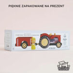Traktor Drewniany z Przyczepą dla Dzieci Zabawka Le Toy Van - 6