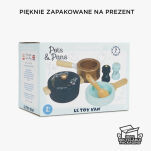 Drewniane garnki zestaw, zabawka dla dzieci, akcesoria kuchenne, Le Toy Van - 6
